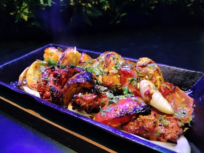 Grilled tandoori chicken tikka served at Joshan of Wye, Ashford
