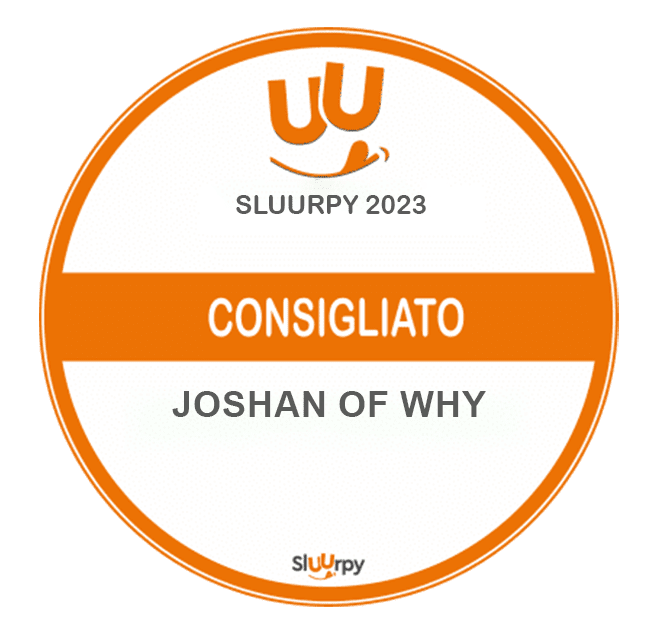 Sluurpy 2023 Consigliato recommended award badge for Joshan of Wye