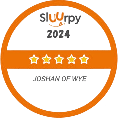 joshan of wye sluurpy award badge 2024